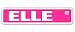 ELLE Street Sign name kids childrens room door bedroom girls boys gift
