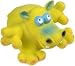 Vo-Toys Latex Stuffed Gigantic Yellow Hippo Dog Toy