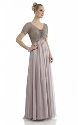 Chiffon/Taffeta/Tulle  Lace Crystal Crystals Applique Beaded Prom Dress/Quinceanera Dress  With a Bow(s)