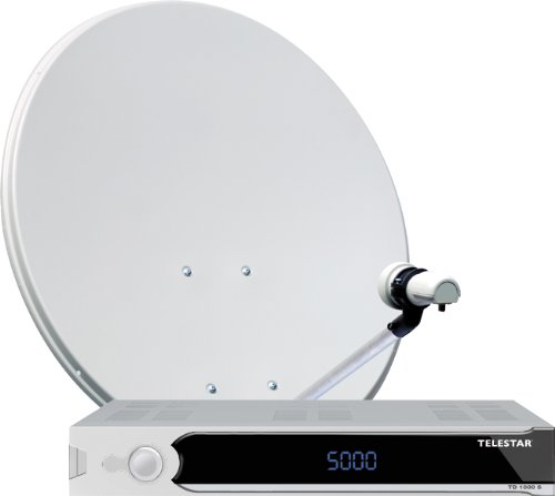 Telestar Basicline 57 1-Teilnehmer Sat-Komplettanlage (inkl. 57cm Spiegel, Single-LNB, Sat Preisvergleich