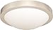 MONUMENT FLUSH-MOUNT CEILING FIXTURE, BRUSHED NICKEL, 13 X 4 IN., 2 13-WATT GU24 BASE BULB INCLUDED (1/EA)