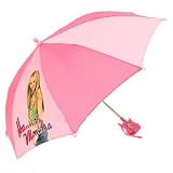  : Disney Hannah Montana Girl's Pink and Light Pink Umbrella with 3D Handle