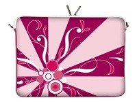 DIGITTRADE LS155-17 Magic Rays Designer Notebook Sleeve Housse Pour Ordinateur Portable 17,3″ (43,9 cm) Large Néoprène Pochette Sacoche