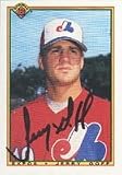 Jerry Goff, Montreal Expos Autographed Card
