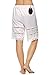 Avidlove Women Lingerie Satin Lace Pettipants Snip-it Half Slips Bloomers Split Skirt