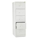 HON COMPANY / HON315CPQ / 310 Series Five-Drawer, Full-Suspension File, Legal, 26-1/2d, Lt GY / Sold as 1 EA