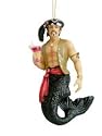 December Diamonds Rum Runner Pirate with Cocktail Merman Ornament