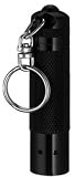Coast LED Lenser LL7830 V Squared Black Mini Tac Torch Key Chain White LED Flashlight