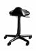 Saddle Stool, Hair Cutting Stool S116B Black Vinyl