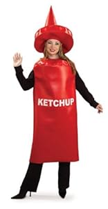Rubie's Costume Ketchup Bottle, Red, One Size Costume