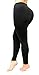 Bon Bon Up Women's Leggings With Internal Body Shaper -Butt Lifter-Medium-Black