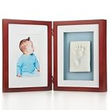 Pearhead Babyprints Desktop Frame, Mahogany