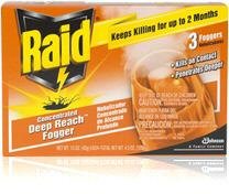 Raid Concentrated Deep Reach Fogger - 4.5 Oz, 3 Packs