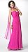 TADASHI STRAPLESS GOWN WITH SHAWL