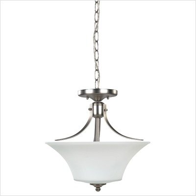 CANARM LTD. ICH365A03BPT14 St.Germain 3 Bulb Chandelier Light, Brushed Pewter