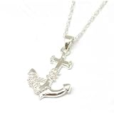 Sterling Silver Anchor Pendant on 18 Chain