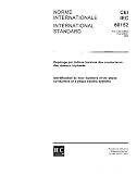 IEC 60152 Ed. 1.0 b:1963, Identification by hour numbers of the phase conductors of 3-phase electric systems