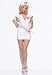2PC Vinyl Nurse Sexy Holiday Party Costume