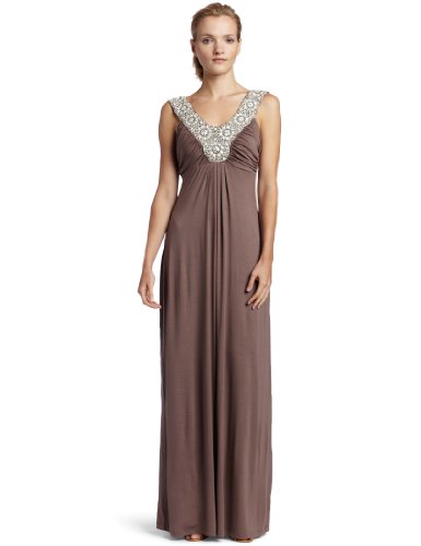 Bordeaux Womens Pearl Maxi Dress