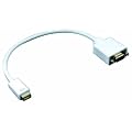 HDGear - Adaptador Mini DVI/VGA (15 pines, conector Mini DVI a VGA, 0,20 m), color blanco