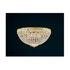 Schonbek Worldwide 1564-20S 5 Light Empire Petite Crystal Flush