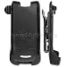 Motorola KRZR K1m Swivel Rotating Belt Clip Cell Phone Holster - Black Hard Plastic Holster Clip