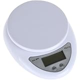 OriGlam&reg; 11lb / 5kg x 1g Digital Scale Kitchen Food Weight Scale Unit KG, Gram, Pound, Ounce with Autom-off, Tare and Auto-zero Functions