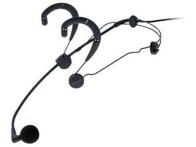Shure WBH54B Supercardioid headworn condenser mic  black.