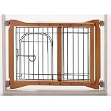 Pet Gate - Wooden (Natural) (20.9H x 2D x 28.3 - 41.3W)