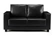 Brown Faux Leather 2 Seater Boxa Sofa - Home Living