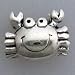 Authentic Biagi Smiling Crab Bead - Fully Compatible with Pandora, Chamilia, Troll