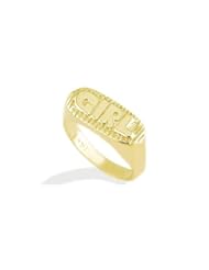 New 14k Yellow Gold Baby Girl Designer Child Kids Ring