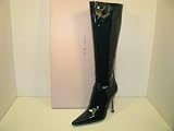 Jimmy Choo - Women's Jimmy Choo Boots, Over-Calf Length - Dk Green Patent
