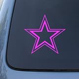 DALLAS COWBOYS - Football Vinyl Car Decal Sticker #1747 | Vinyl Color: Pink