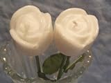 White Rose Candles