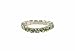 Toe Ring - T10 - Crystal Band ~ Peridot (Green)