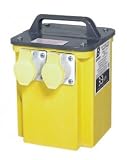 UK MADE FULL 3.3 KVA SITE TRANSFORMER TWIN OUTLET 2 x 16A 110V SOCKET