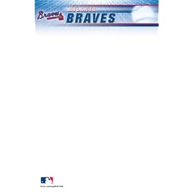 Turner MLB Atlanta Braves Notepads, 5 x 8 Inches, 2 Packs (8170319)
