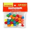Sathers Rain Blo Bubble Gum Balls - 2.25 Oz Bag, 12 Ea