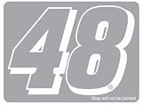 Jimmie Johnson Motorsports Authentics 8 inch Diecut Decal