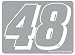 Search Our Specialty Mall : Jimmie Johnson Motorsports Authentics 8 inch Diecut Decal