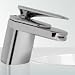 Design Einhandmischer Waschtischarmatur SA-014, Wasserhahn mit einhebelmischer Mischbatterie f&uuml;rs Waschbecken im Bad, Sanit&auml;r-Armatur aus Chrom (verchromt), als Badarmatur / Hahn f&uuml;r jeden Waschtisch einsetzbar, DAW - Armaturen