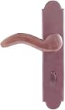 Emtek 1123 Silver Patina Sandcast Bronze, Arched 3-5/8 Non-Keyed, American Style Thumbturn Multi Point Locksets