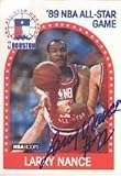 Larry Nance, Cleveland Cavaliers, 1989 Hoops All Star Autographed Card