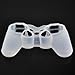 High Quality Premium Super Grip Glow Clear Silicon Protective Skin Case Cover for Sony Playstation PS3 Remote Controller