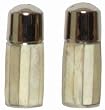 Decorative Salt & Pepper Set Inlaid Bone