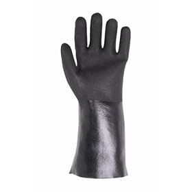 Custom Leathercraft 2083 PVC 14 Gauntlet Cuff Work Gloves by Custom Leathercraft