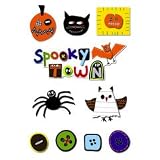 Spooky Town Sticker Stackers 5 X7 Sheet-Spooky