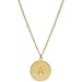 Alphabet Initial Pendant Necklace, 18