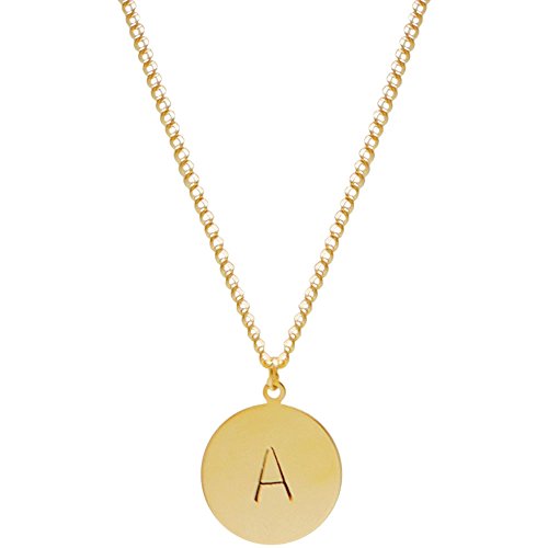 Alphabet Initial Pendant Necklace, 18